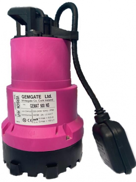 GEMAT 500 NS submersible pump | 230V-1Phase-50Hz